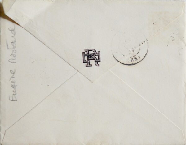 Lettre d'Eugène Rostand au poète Joseph Autran