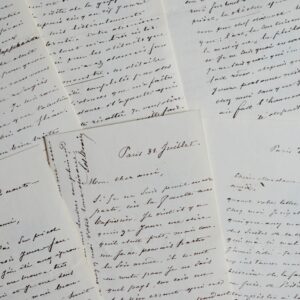 Lettres d'Edmond Texier à Joseph Autran