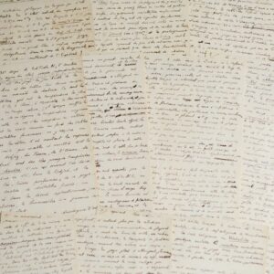 "Arabie" : manuscrit signé d'Amédée Thalamas