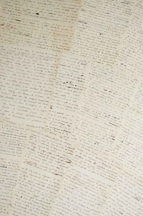 "Arabie" : manuscrit signé d'Amédée Thalamas