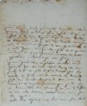 Longue lettre adressée à Joséphine par sa tante Tascher de La Pagerie