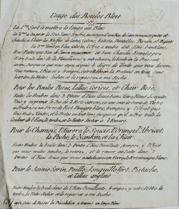 Wuy & Story, marchands de teintures à Paris