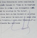 Deux lettres d'Eduardo Aunós à Thiébaut