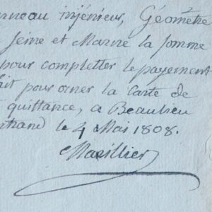 Marillier illustre une carte de Fontainebleau