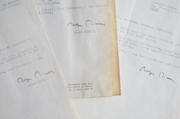 3 lettres de Roger Nimier