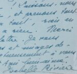 Correspondance d'Isabelle Rivière à l'Abbé Rivière