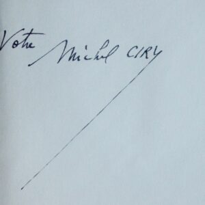 Deux lettres de Michel Ciry à Bertrand Py