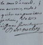 Lettre de Philippe Néricault Destouches