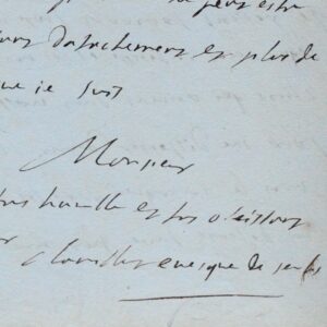 Lettre de l'évêque de Senlis Jean-François de Chamillart