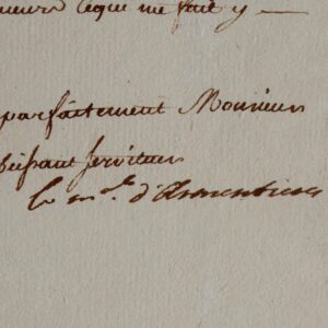 D'Armentières intervient pour loger l'abbé Bossut au Louvre