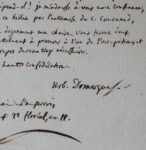 Bel ensemble de 5 documents de l'académicien François-Urbain Domergue