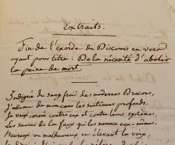 Honoré Valant pionnier de la lutte contre la Peine de Mort