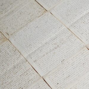 Longue lettre de 32 pages d'un médecin à son arrivée à New York en 1831