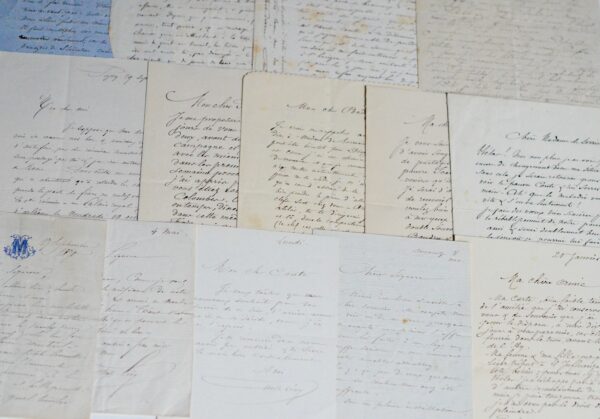 14 lettres du peintre Émile Lévy