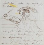 Amusante lettre illustrée de Georges Camuset