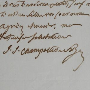 6 lettres de Jean-Jacques Champollion-Figeac