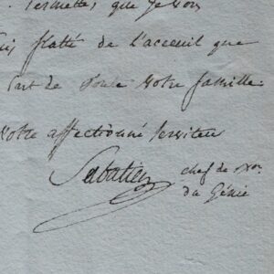 Le général Sabatier évoque la campagne d'Égypte