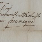 Lettre de Foncemagne au géographe D'Anville