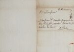 Lettre de Foncemagne au géographe D'Anville