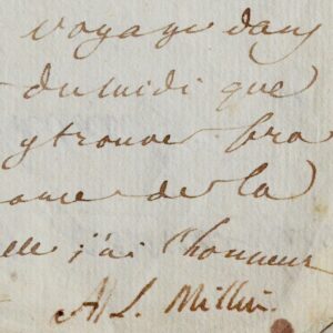 Millin de Grandmaison réfute l'inscription du tombeau de Lanuéjols.