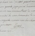 Le Duc de Bourgogne annonce la naissance de son fils, le futur Louis XV