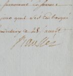 Rare document signé par Dupleix, à Pondichéry