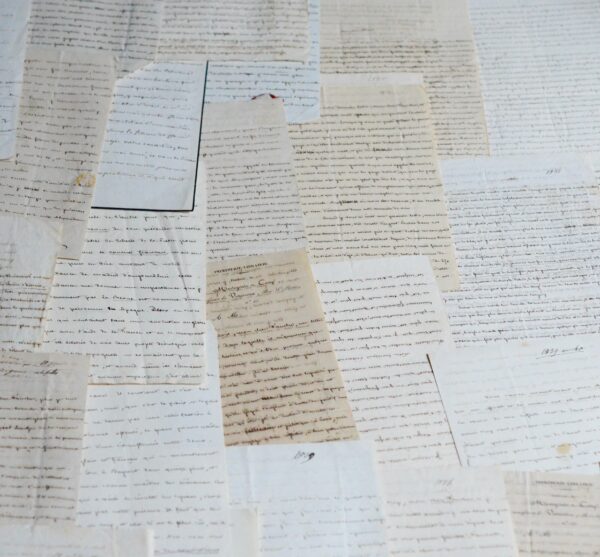 Importante correspondance de Léonce Guilhaud de Lavergne (33 lettres)