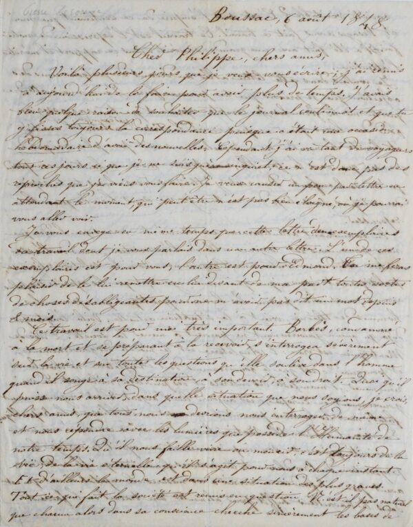 Pierre Leroux met en application ses théories utopistes à Boussac