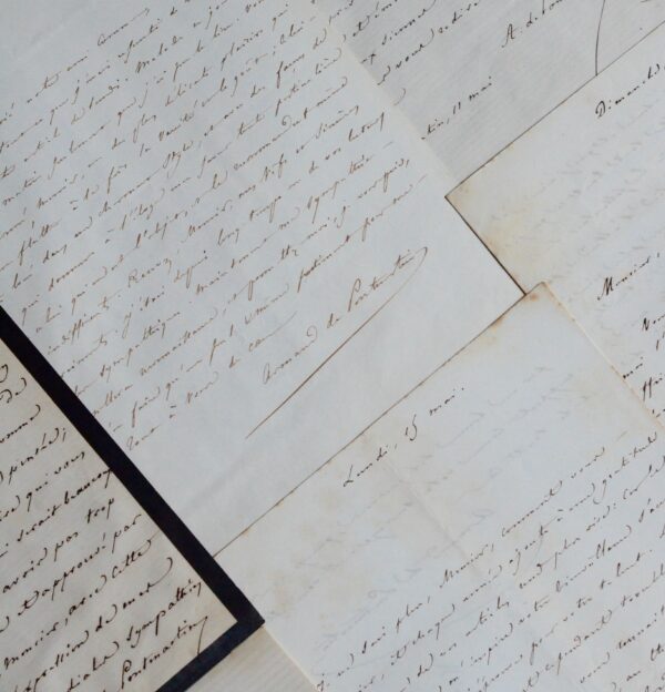 Belle correspondance d'Armand de Pontmartin à Paul de Saint-Victor