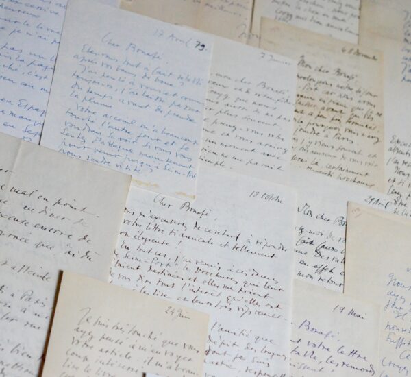 Correspondance de 18 lettres du peintre Pierre Isorni