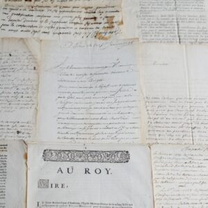 7 documents relatifs aux Hautes-Alpes, XVIIe et XVIIIe siècles