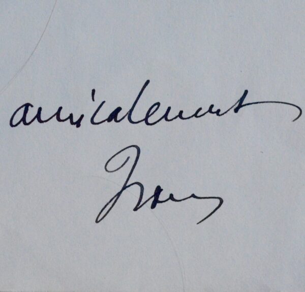 Correspondance de 18 lettres du peintre Pierre Isorni