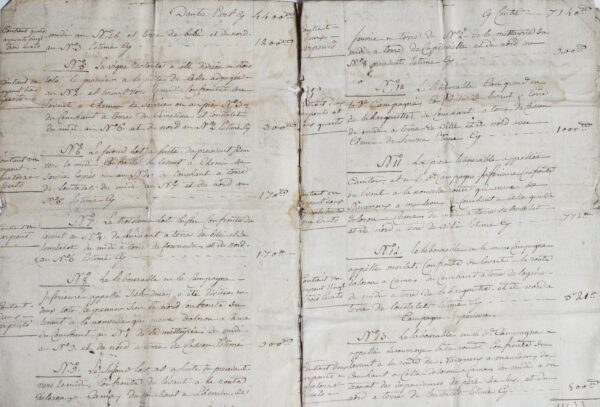 Vente des biens de de l'émigré Charritte à Susmiou (Pyrénées Atlantiques)