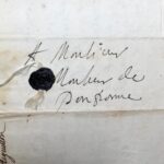 Rare lettre de la duchesse d'Aiguillon, célèbre salonnière, à Arnauld de Pomponne