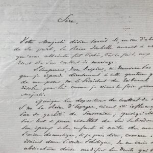 Napoléon III et les droits d'Isabelle II, en cas d'abdication