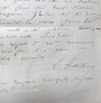 Pasteur affligé par la perte de son collaborateur Louis Thuillier