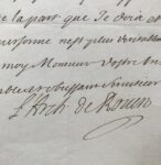 Jacques Nicolas Colbert, archevêque de Rouen, adresse ses condoléances