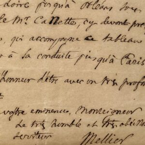 L'archevêque de Narbonne fait expédier un tableau au cardinal Dubois par l'intermédiaire du maire de Nantes