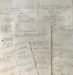 Notes préparatoires de Léon Blum pour son discours sur les grands travaux