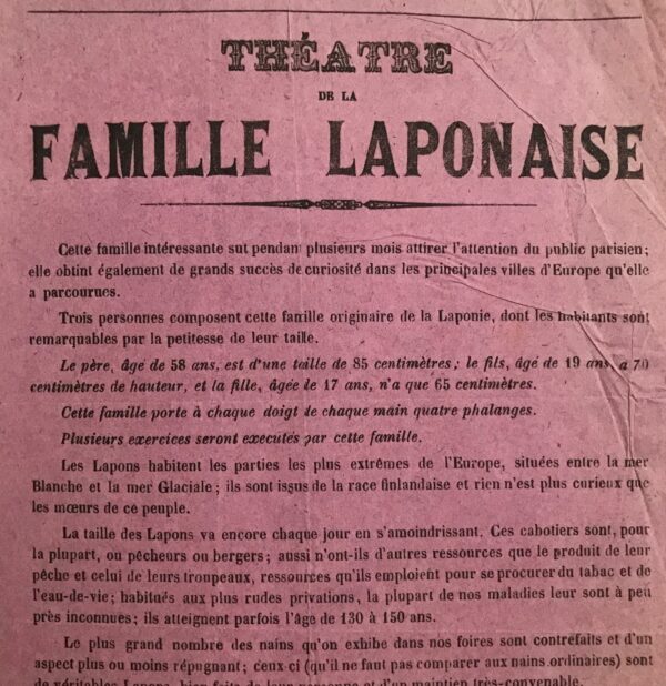 Le Théâtre de la Famille Laponaise, troupe de nains, se produit à Biarritz