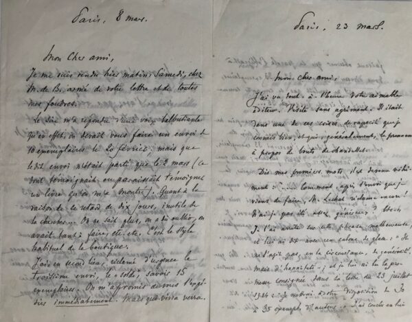 Deux lettres de l'épigraphiste Maurice Holleaux à l'historien helléniste Henri Lechat