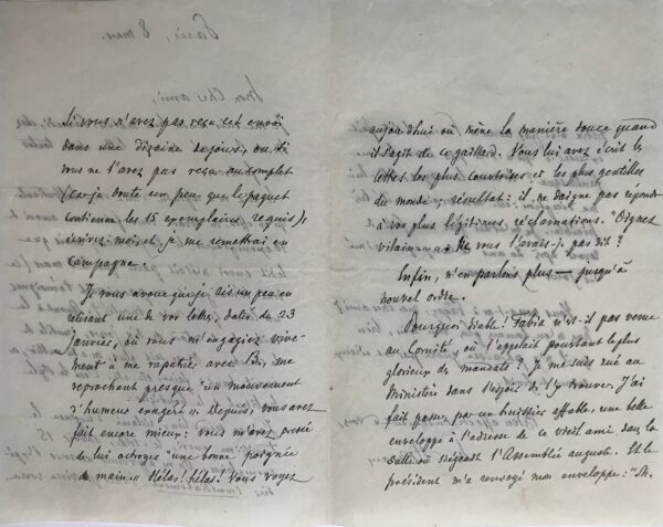 Deux lettres de l'épigraphiste Maurice Holleaux à l'historien helléniste Henri Lechat