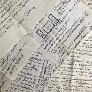 Belle correspondance du peintre André Strauss