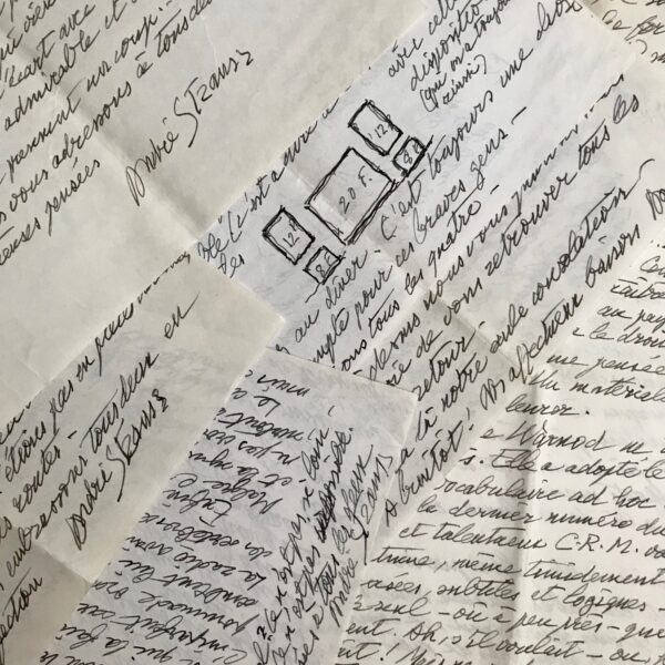 Belle correspondance du peintre André Strauss