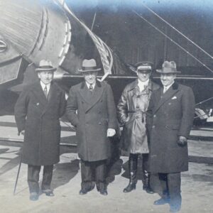 Belle photographie signée des aviateurs Dieudonné Costes et Paul Codos