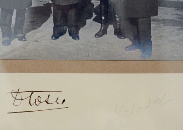 Belle photographie signée des aviateurs Dieudonné Costes et Paul Codos