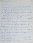 Lettre de 1944 de Brasillach évoquant le bombardement de Paris et les Américains