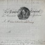 Projet de monument célébrant le débarquement de Quiberon