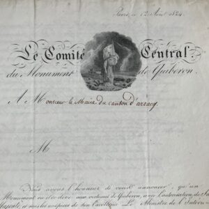 Projet de monument célébrant le débarquement de Quiberon