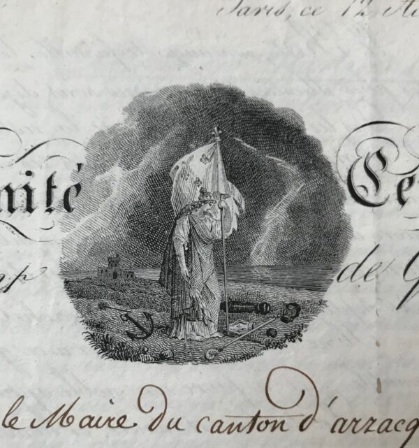 Projet de monument célébrant le débarquement de Quiberon